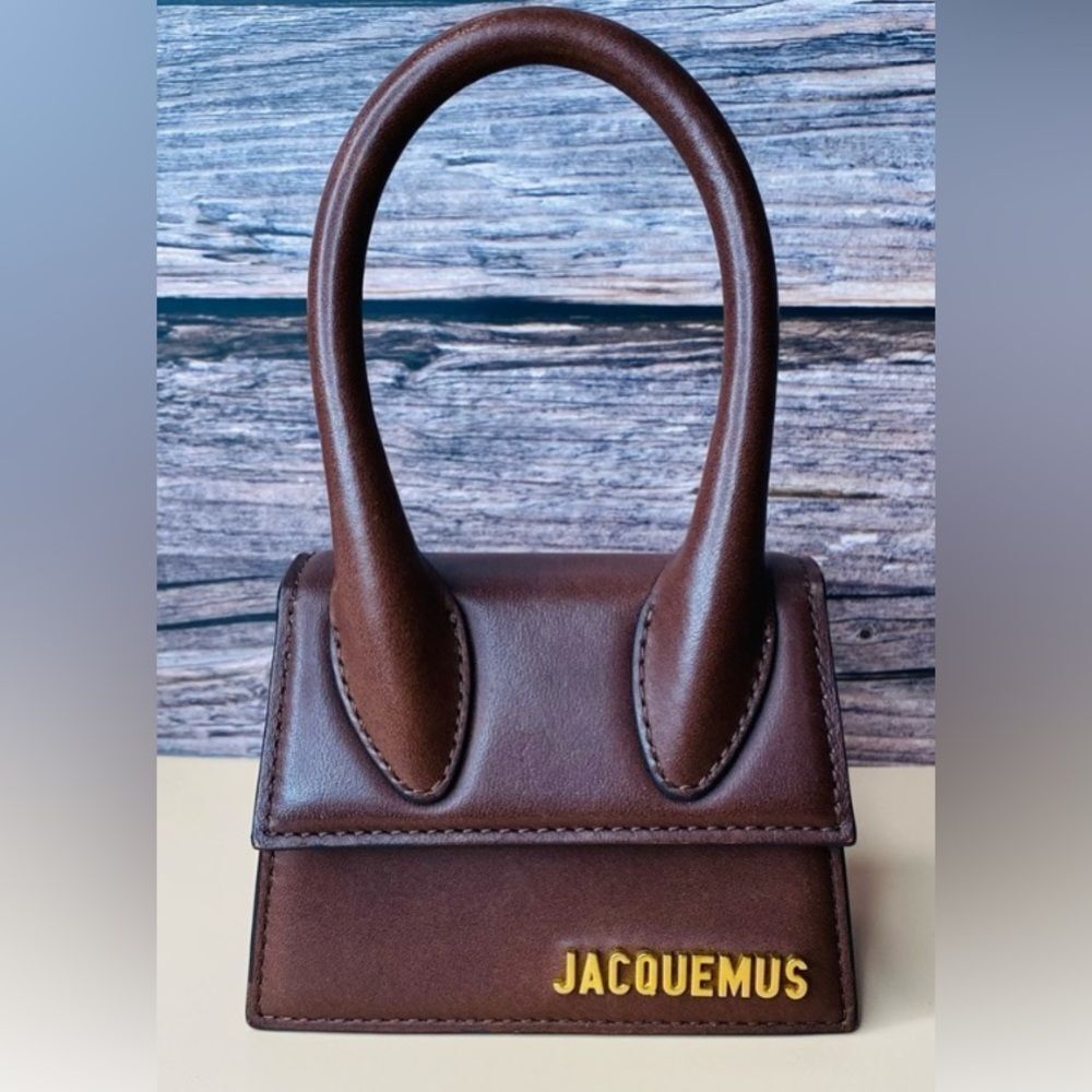 Jacquemus Le Chiquito MINI Bag in Dark Brown Leather. Authentic. Meet “Coco”